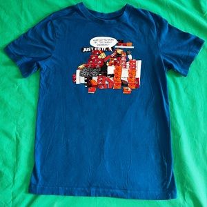 Nike Air Shoe Box WHAT DO YOU MEAN BY "TOO MANY SNEAKERS?" Men's Small S Blue